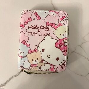 Hello Kitty Pink and White Wallet‎